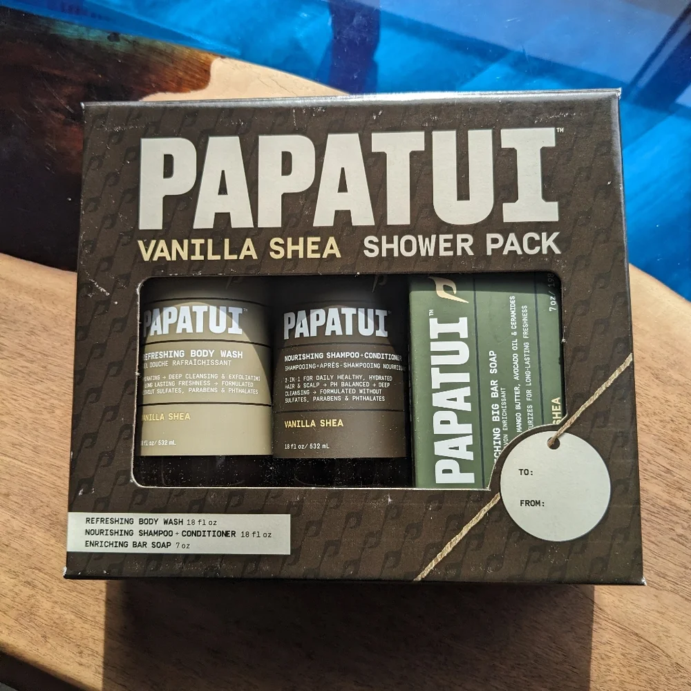 Papatui Vanilla Shea Shower Pack